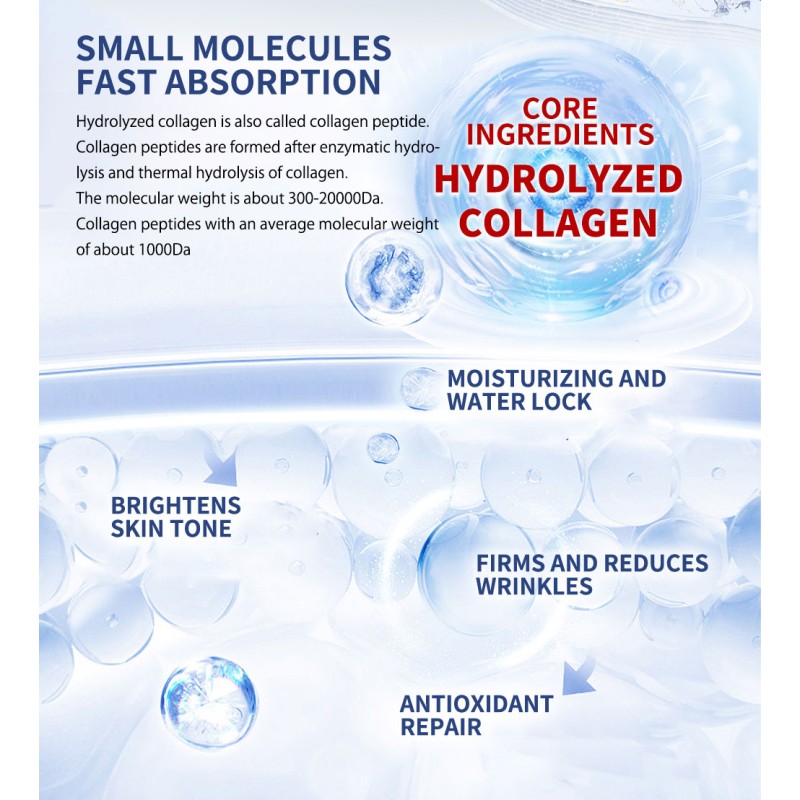 Customized Guangzhou Face Mask Moisturizing Brightening Anti Wrinkle 3 in 1 Real Deep Bio-collagen Face Mask