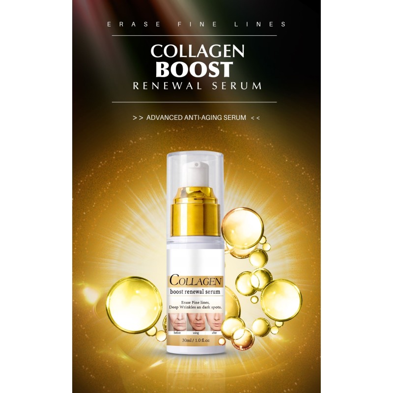 Private Label Skin Care Serum Anti Aging Moisturizing Brighten High Concentration Collagen Serum for Face