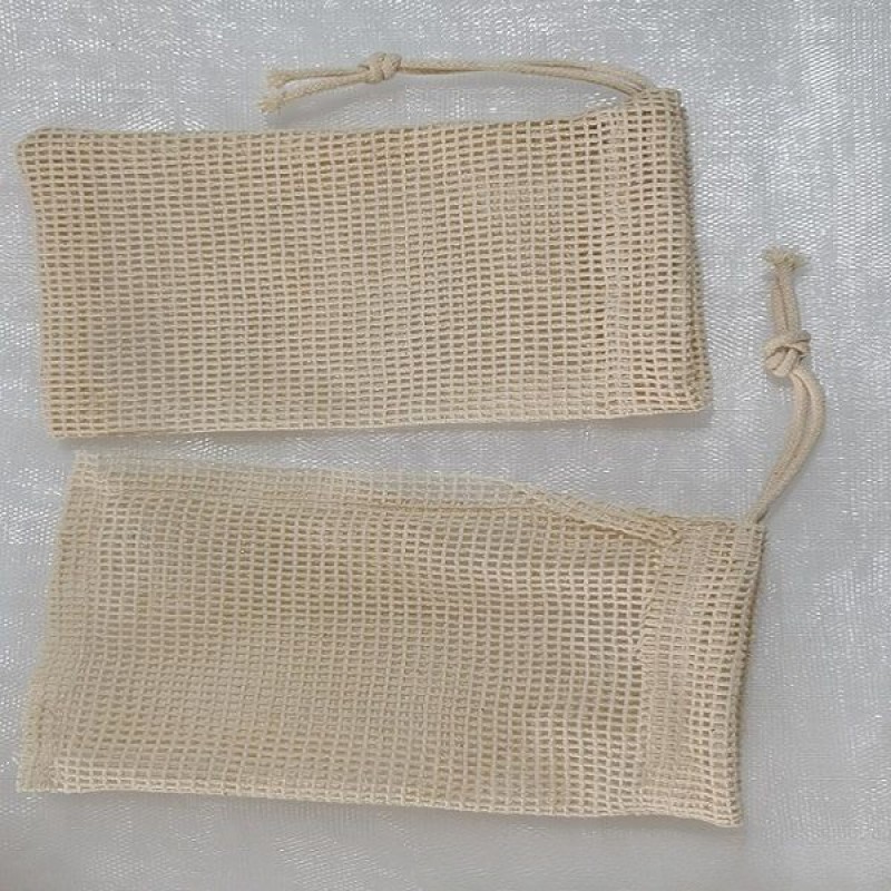 Customized Packaging Travel Exfoliation 100% Natural Organic Sisal Soap Bag for Scrub Body