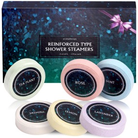 Hot Sale Valentine's Day Gift 35g 6 Pack Organic Essential Oil Aromatherapy Shower Steamers Tablets