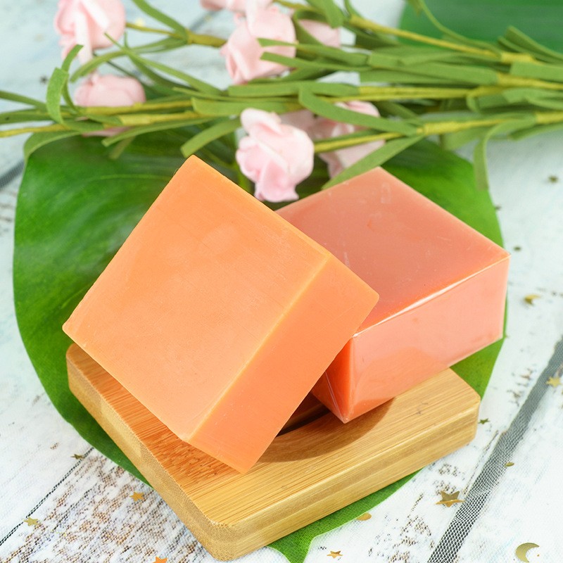Customized Glycerine Organic Natural Anti Acne Whitening Bath Bar Toilet Tumeric Turmeric Soap