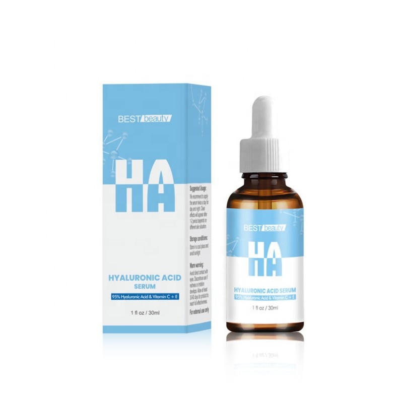 Private Label Moisturizing 95% Hyaluronic Acid Serum Anti Aging 2.5%  Serum Whitening  20% Vitamin C Serum