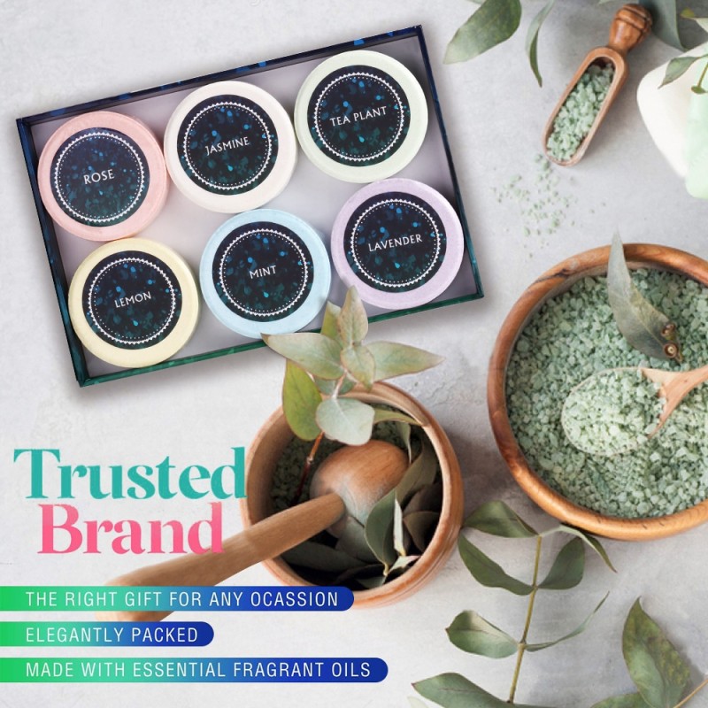 Hot Sale Valentine's Day Gift 35g 6 Pack Organic Essential Oil Aromatherapy Shower Steamers Tablets