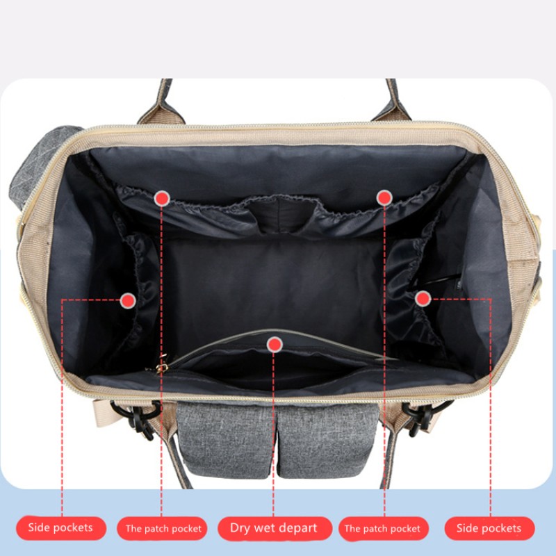 Diaper Bag Manufacturer - OEM Custom Oxford USB