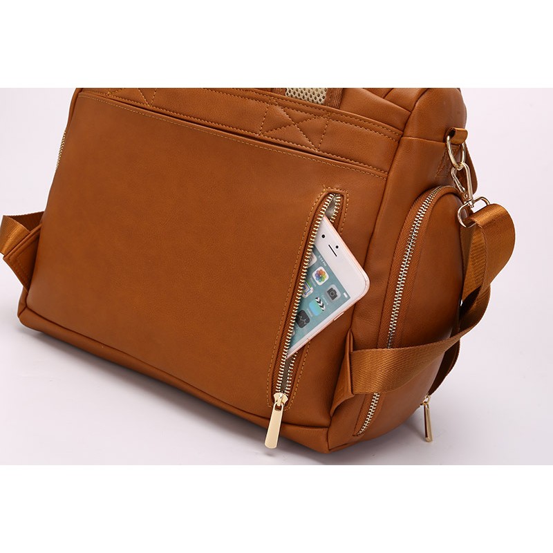 PU Diaper Backpack Factory - OEM Custom Fashionable Design