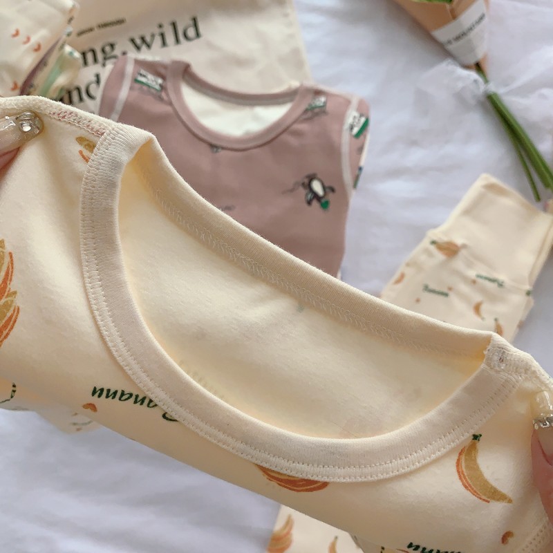 Baby Clothing Manufacturer - 2 PCS Long Sleeve Cotton Spandex