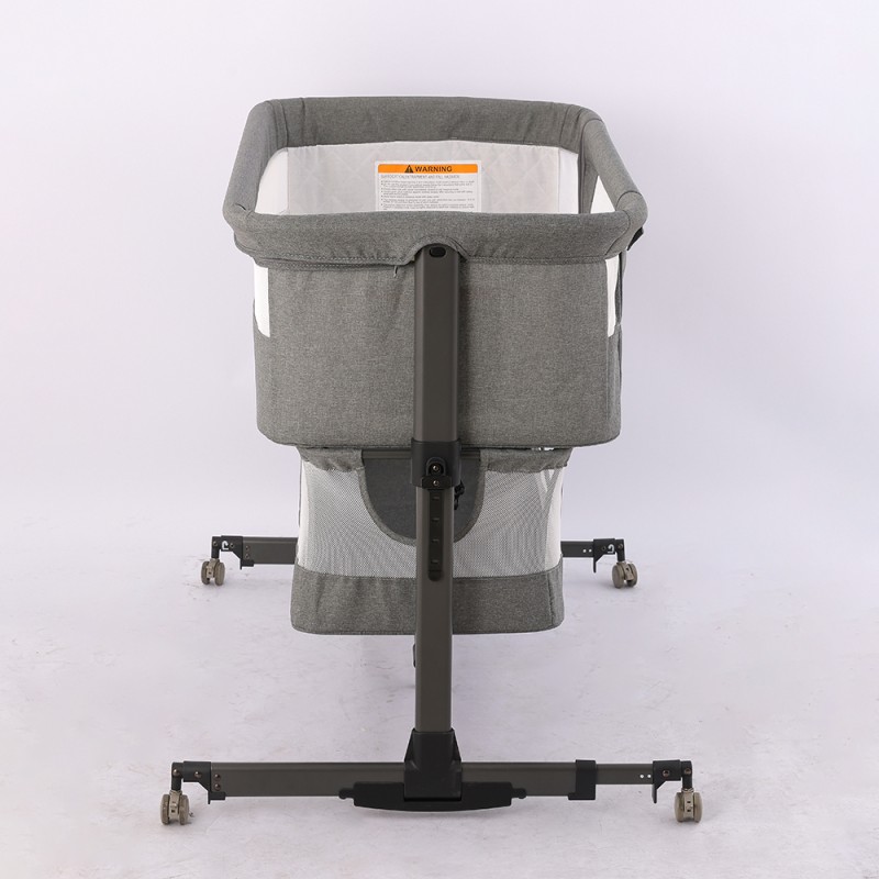 Portable Crib Manufacturer - Foldable Grey Mosquito Net