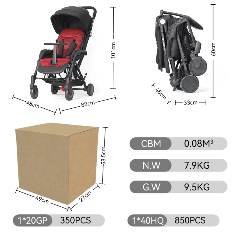 Baby Stroller Manufacturer - Adjustable Backrest Car Seat ODM