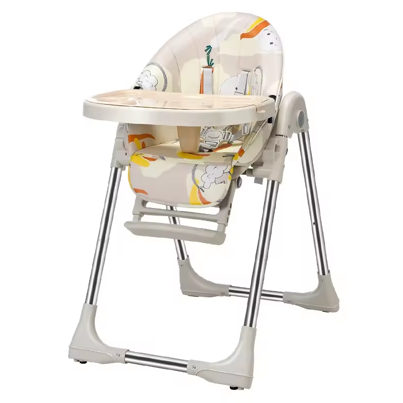 Baby Food Chair Factory - Foldable Modern Design Metal
