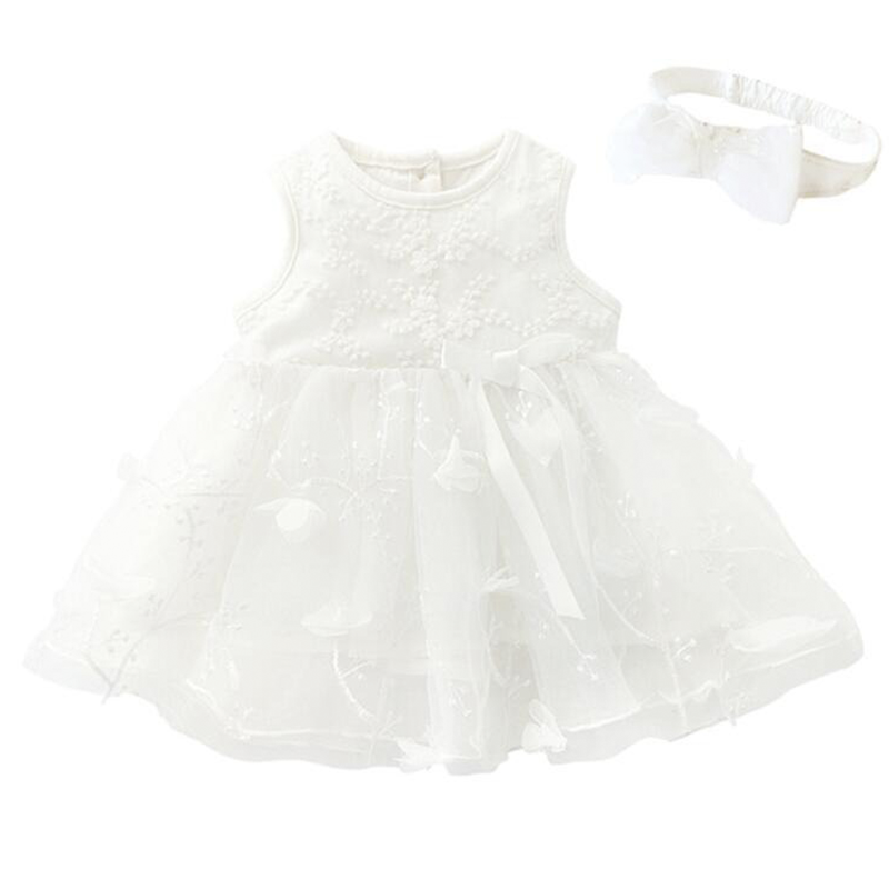 Princess Dress Manufacturer - Sleeveless Embroidered Lacy Ball Gown