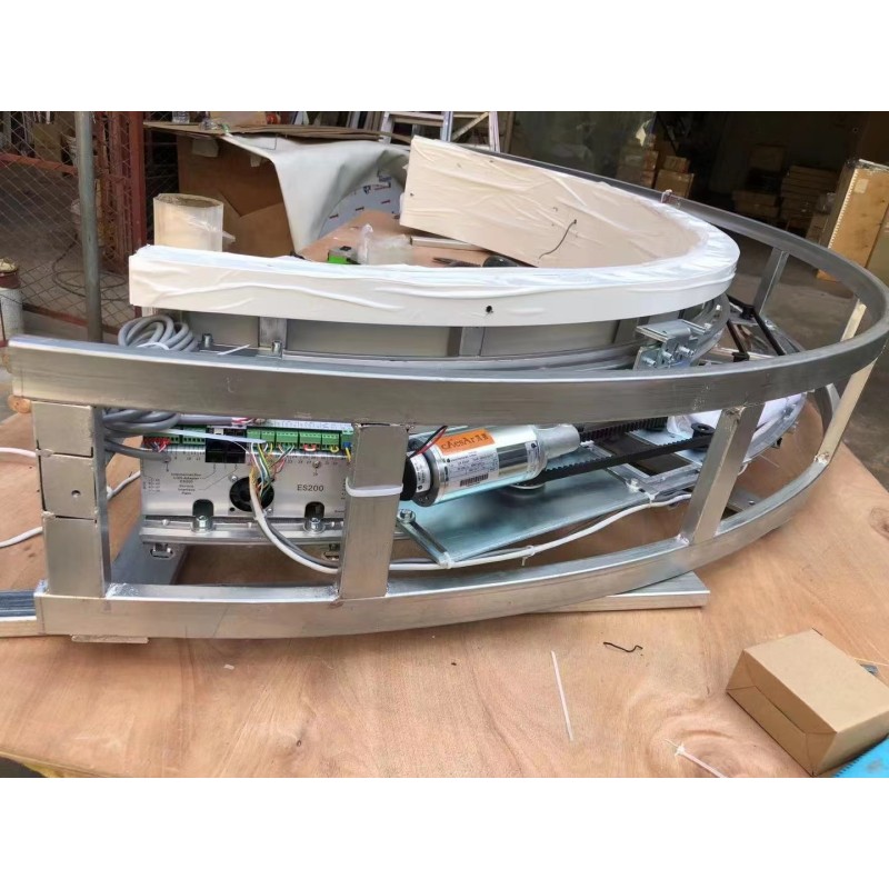 Sliding Door Factory - Motorized Circular Curve Glass Door