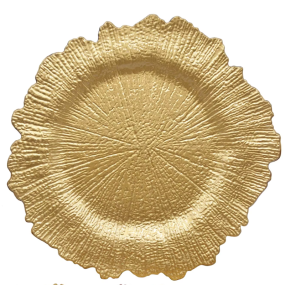 Acrylic Snowflake Plate Factory - Black Gold Wedding Dish