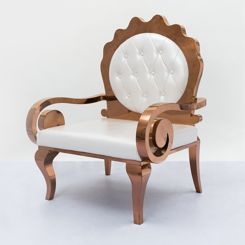 Wedding Sofa Manufacturer - Rose Gold Stainless Steel