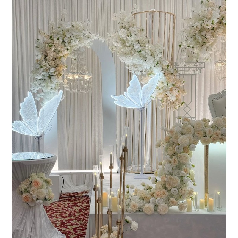 LED Butterfly Lights Factory - Wedding Walkway Guide Decor