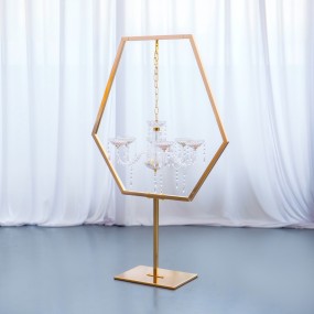 Gold Candelabra Manufacturer - Hanging Candlestick Centerpiece