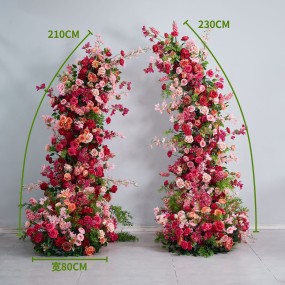 Flower Arch Manufacturer - Pink Peony Rose Backdrop