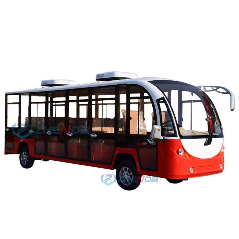 Electric Bus Manufacturer - Fully Enclosed Tourist Resort Shuttle