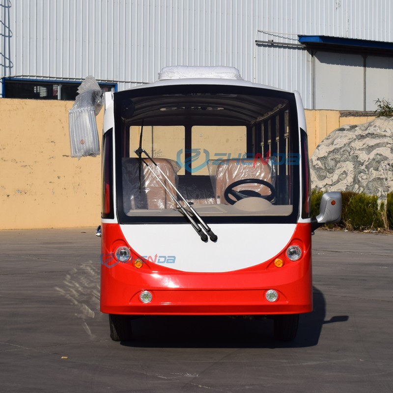 Electric Bus Manufacturer - Fully Enclosed Tourist Resort Shuttle