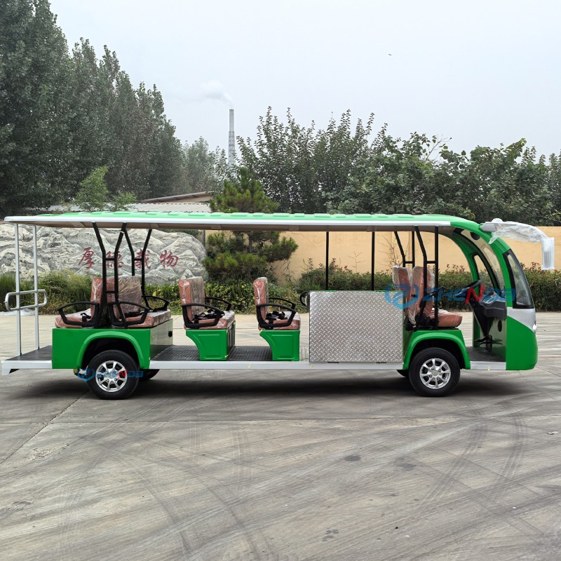 Electric Bus Factory - Semi-enclosed Hotel Resort Tour