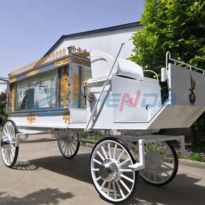 Electric Hearse Factory - 2023 Hot Selling White Gold Inlaid