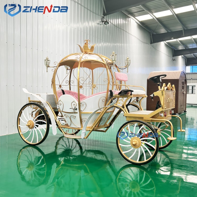 Electric Carriage Factory - White Haute Couture Pumpkin Cart