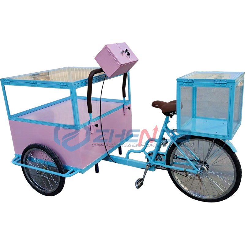 Ice Cream Truck Factory - White Canopy Classic Fashion Pizza Vending