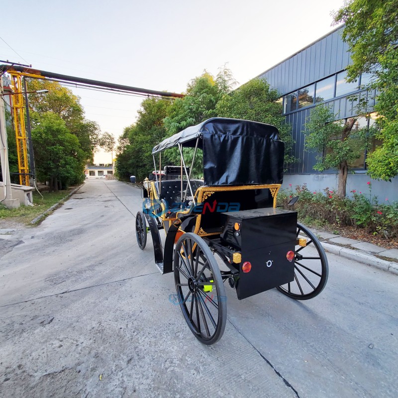 Electric Carriage Factory - Black 6 Seats CE Certified Stage Coach