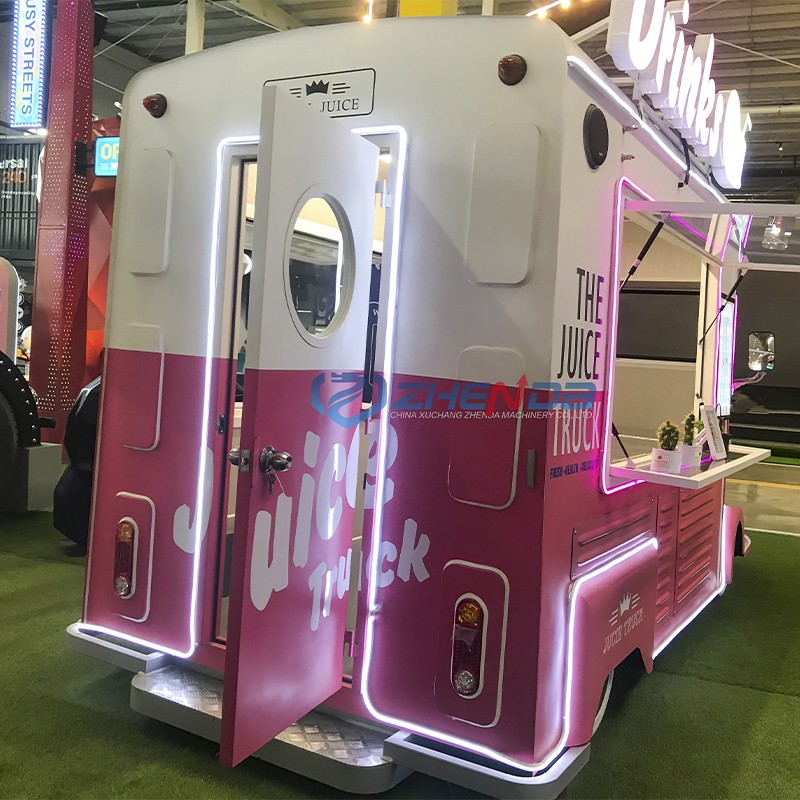 Food Trailer Factory - Unique Locomotive Shape Electric Dining