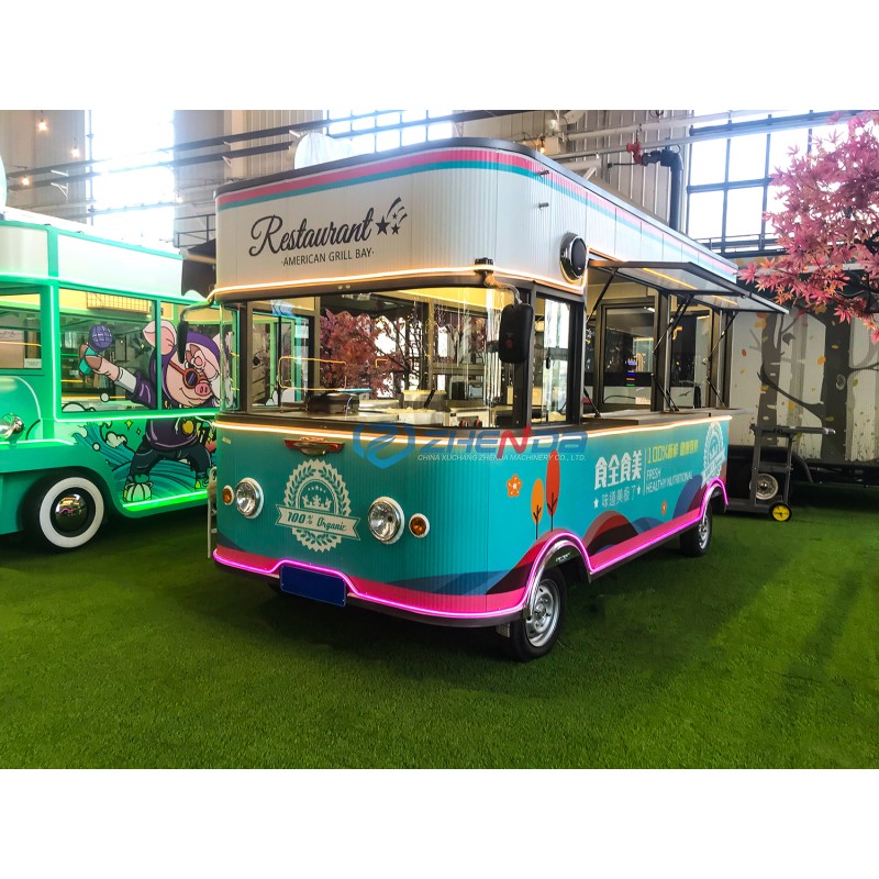 Street Food Cart Manufacturer - Outdoor Mobile Kitchen Frozen Customizable