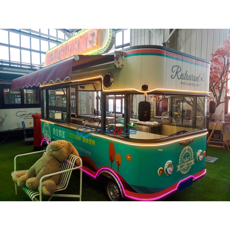Street Food Cart Manufacturer - Outdoor Mobile Kitchen Frozen Customizable