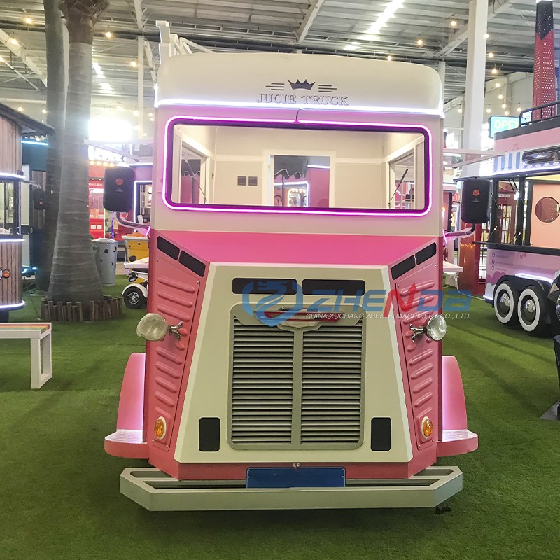 Food Trailer Factory - Unique Locomotive Shape Electric Dining