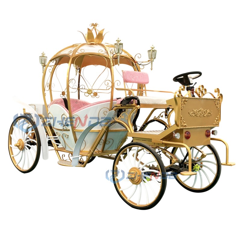 Electric Carriage Factory - White Haute Couture Pumpkin Cart