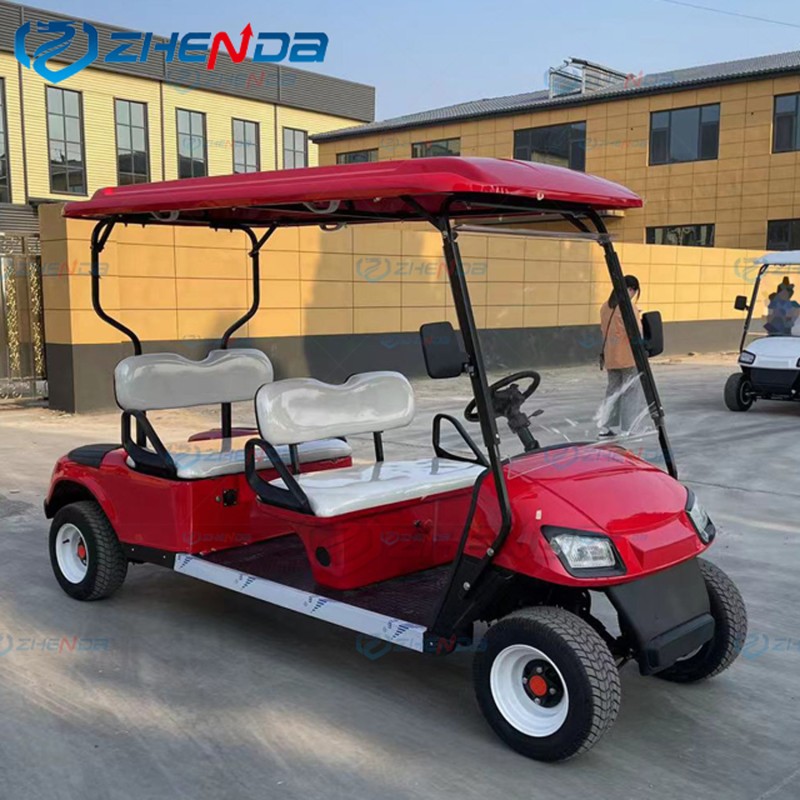 Golf Cart Manufacturer - 4 Wheel Drive Modern 6 Person Seats