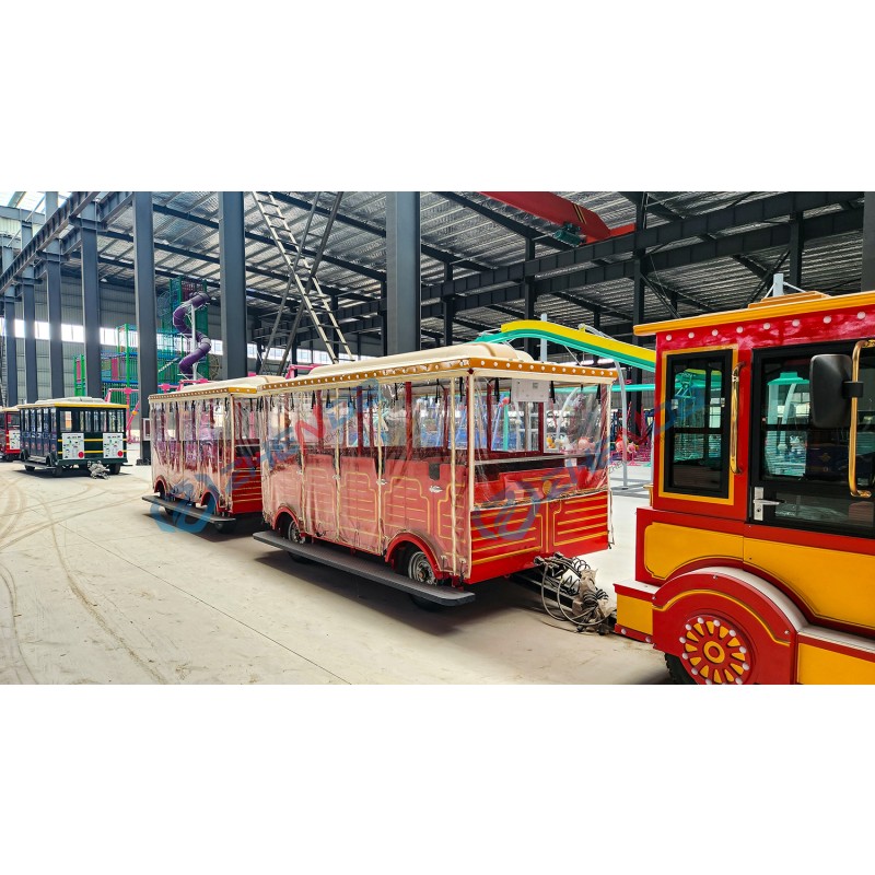 Electric Train Factory - Amusement Facilities Custom-shaped Energy Saving