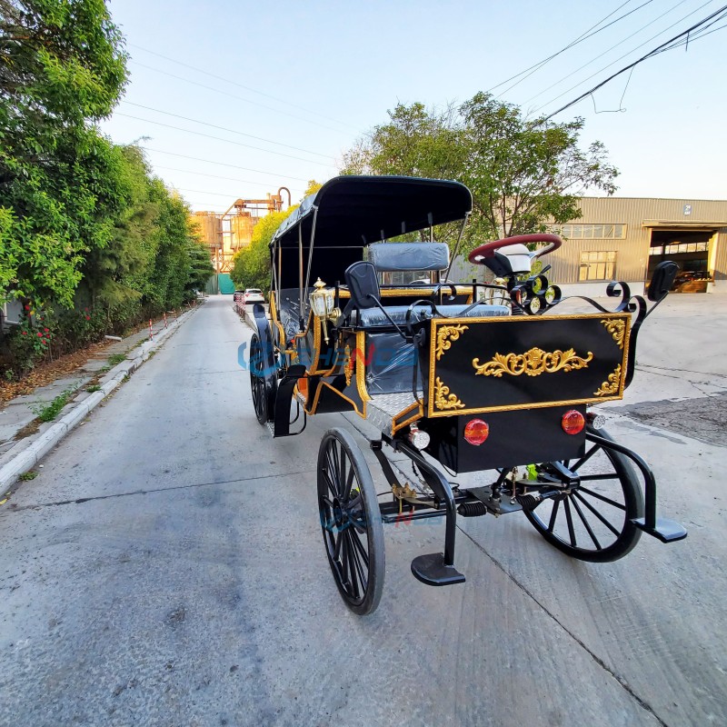 Electric Carriage Factory - Black 6 Seats CE Certified Stage Coach