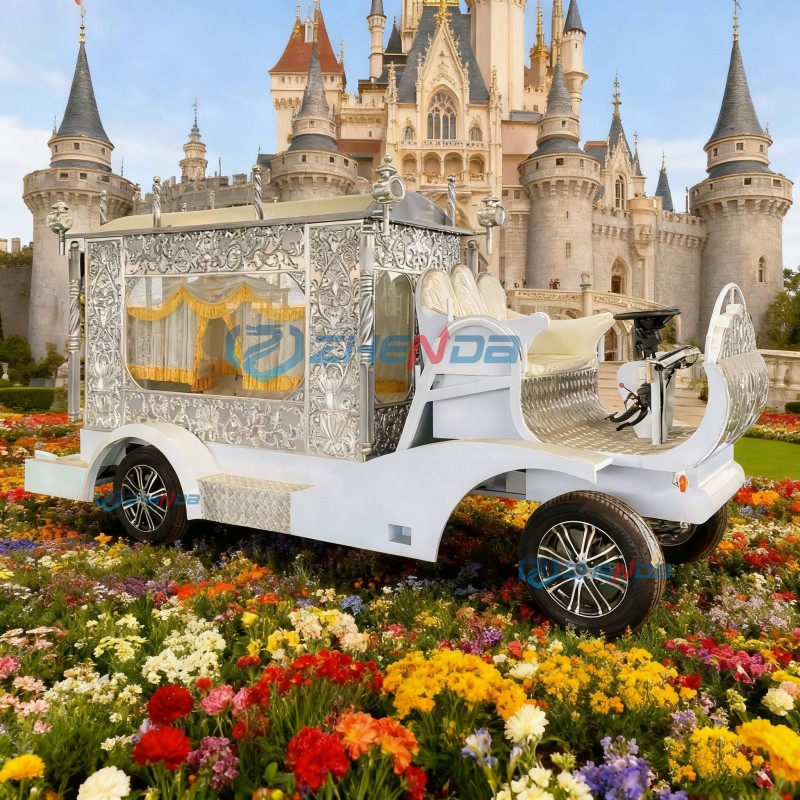 Horse Carriage Manufacturer - Custom Color Funeral Hearse Vehicle