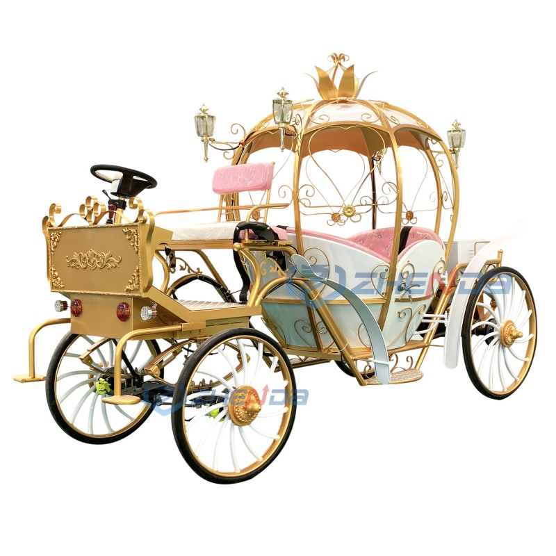 Electric Carriage Factory - White Haute Couture Pumpkin Cart