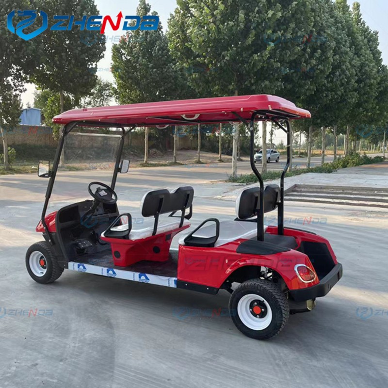 Golf Cart Manufacturer - 4 Wheel Drive Modern 6 Person Seats