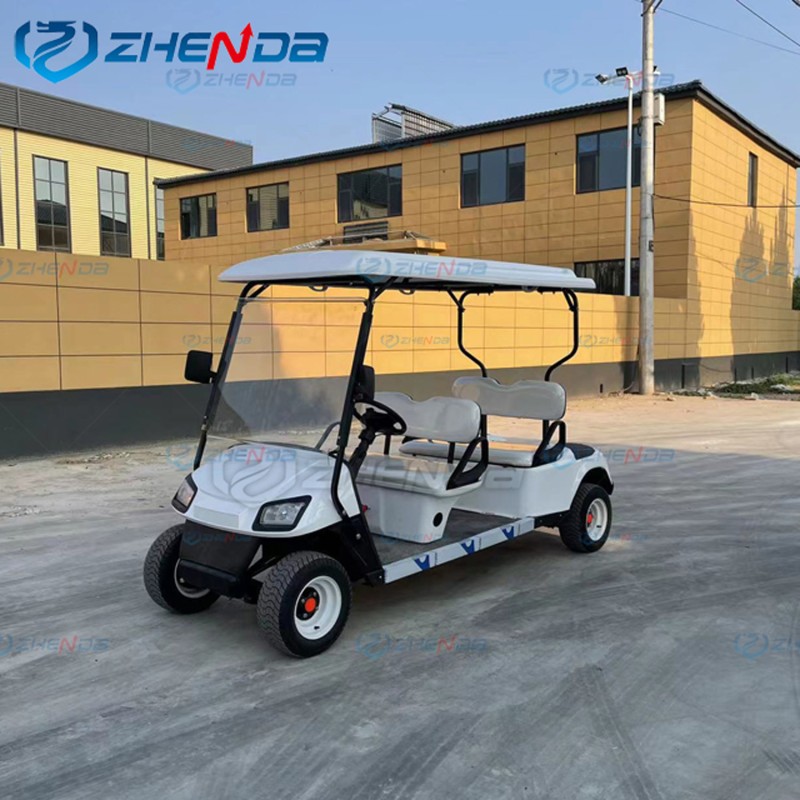 Golf Cart Manufacturer - 4 Wheel Drive Modern 6 Person Seats