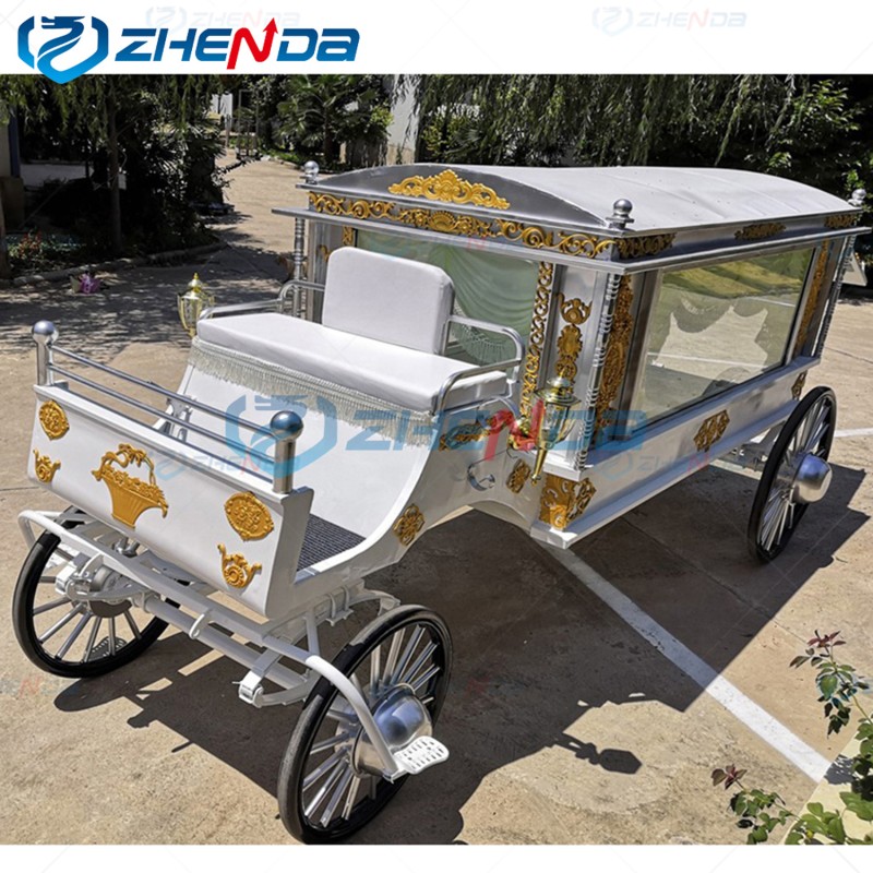 Electric Hearse Factory - 2023 Hot Selling White Gold Inlaid
