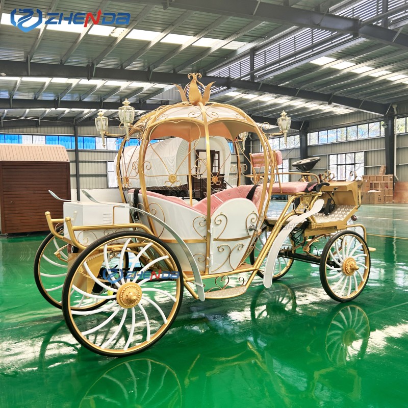 Electric Carriage Factory - White Haute Couture Pumpkin Cart