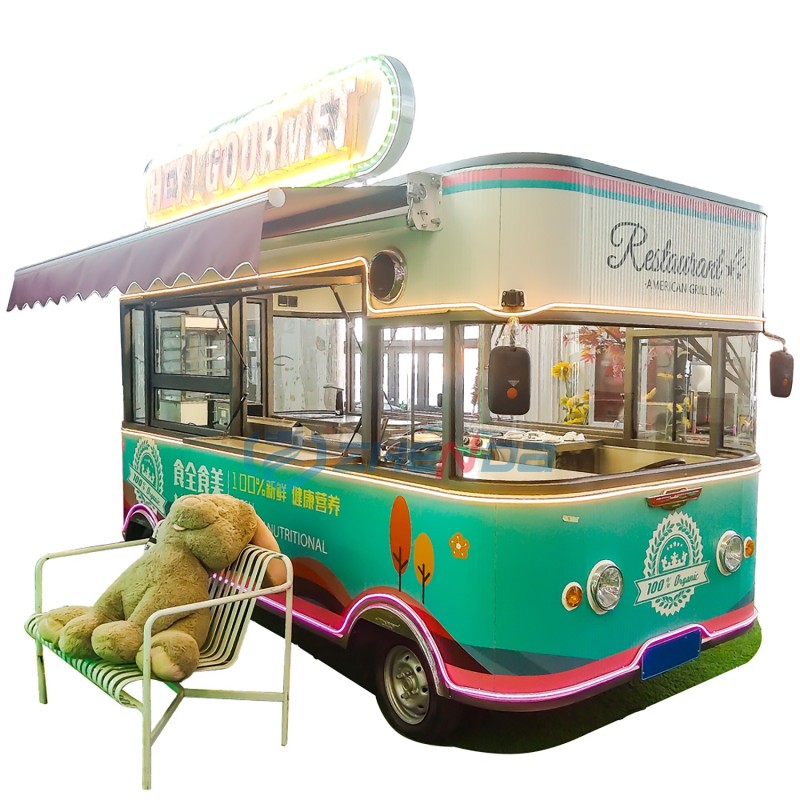 Ice Cream Food Truck Factory - Unique Design New Shape America Best Selling