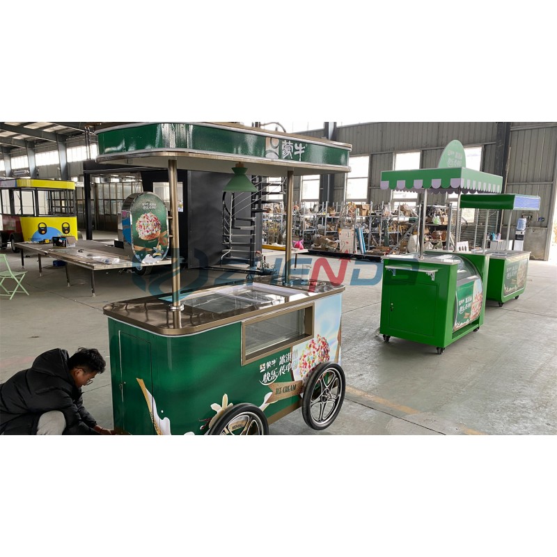 Rickshaw Trolley Factory - Custom Ice Cream Fast Food Hand Trailer