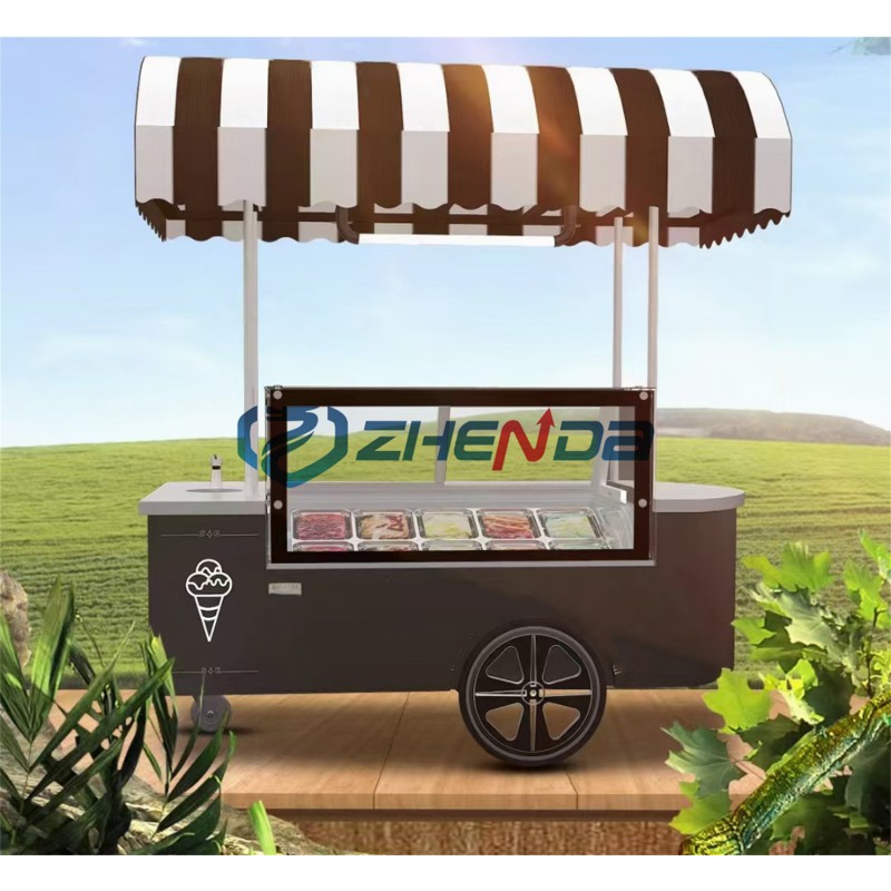 Mobile Snack Cart Factory - Cheap Food Display Ice Cream