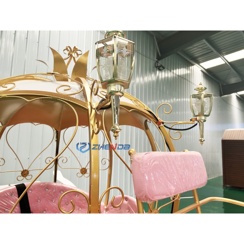 Electric Carriage Factory - White Haute Couture Pumpkin Cart