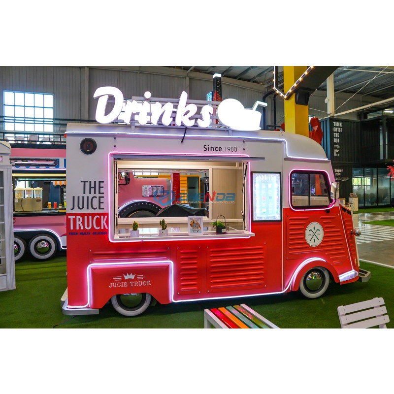 Food Cart Store Manufacturer - Mobile Trailer Coffee Bar High Power