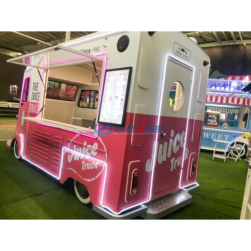 Food Cart Store Manufacturer - Mobile Trailer Coffee Bar High Power