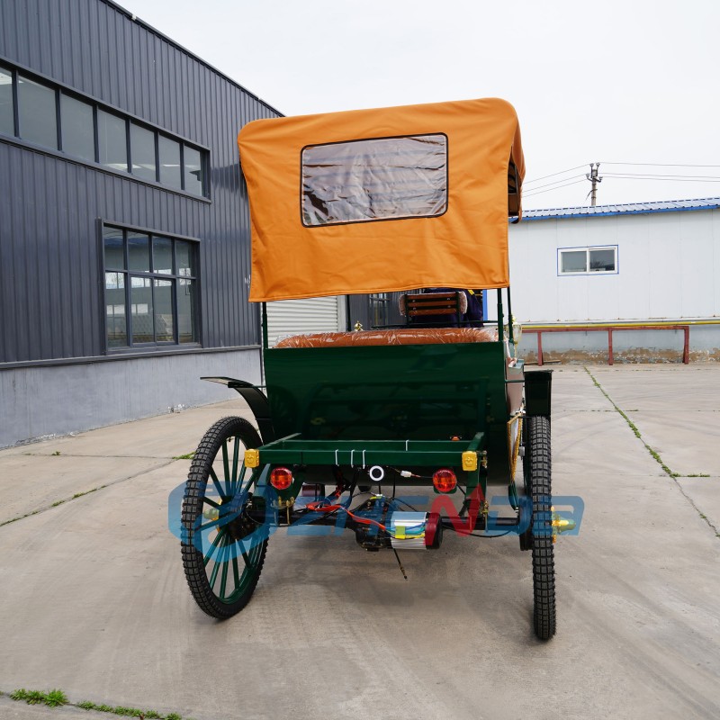 Sightseeing Carriage Manufacturer - Green Convertible Electric Vehicle