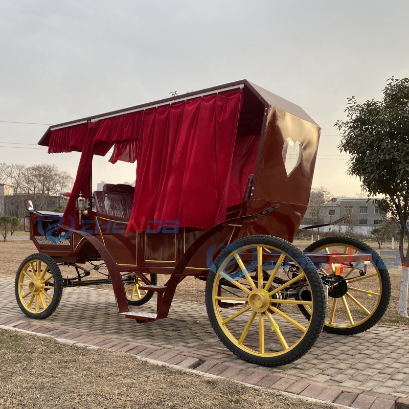 Wedding Carriage Manufacturer - Pumpkin Style Multi-color Bride Carriage