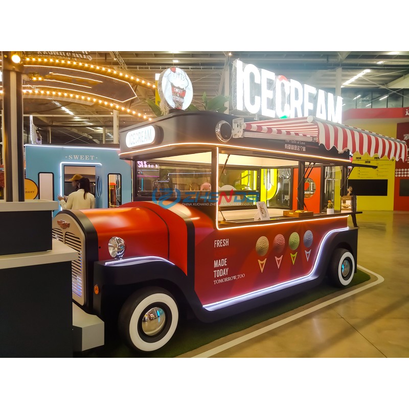 Food Trailer Manufacturer - Street Hot Dog Vending Electric